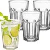 Set De Verres à Cocktail De Luxe - 6 Pièces - 360 Ml - 36 Cl - Glas - Set De Verres à Long Drink - Verres "long Drinks" à Limonade - Verres à Water - Verres à Long Drink