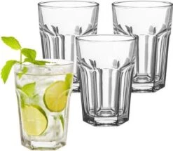 Set De Verres à Cocktail De Luxe - 6 Pièces - 360 Ml - 36 Cl - Glas - Set De Verres à Long Drink - Verres "long Drinks" à Limonade - Verres à Water - Verres à Long Drink