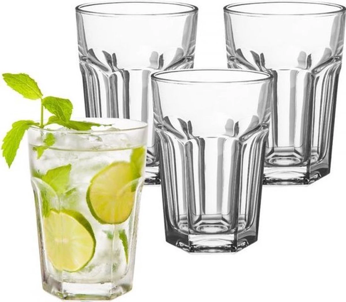 Set De Verres à Cocktail De Luxe - 6 Pièces - 360 Ml - 36 Cl - Glas - Set De Verres à Long Drink - Verres "long Drinks" à Limonade - Verres à Water - Verres à Long Drink 1 Set De Verres à Cocktail De Luxe - 6 Pièces - 360 Ml - 36 Cl - Glas - Set De Verres à Long Drink - Verres "long Drinks" à Limonade - Verres à Water - Verres à Long Drink