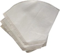 La Droguerie Ecologique - 3 Filtres à Café En Coton - Filtres à Café Réutilisables - Zéro Déchet - Filtres à Café Durables - Taille 4 - Filtres à Café Lavables.