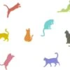 Marqueur De Verre Balvi Sticky Cats Diverse Couleurs 8 Pièces