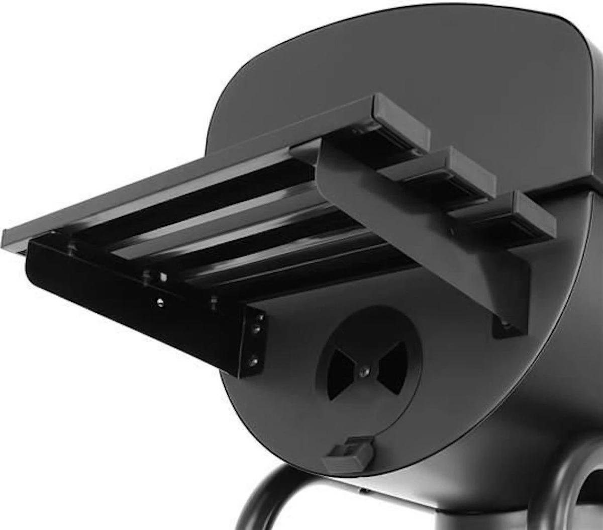 EASTWALL Charcoal Grill Barbecue - Barbecue Avec Table D'appoint - Barbecue à Charbon Mobile - Incl. Outils Et Ventilateur Pour Barbecue - 49x80x120 Cm - Acier Inoxydable - Noir 4 EASTWALL Charcoal Grill Barbecue - Barbecue Avec Table D'appoint - Barbecue à Charbon Mobile - Incl. Outils Et Ventilateur Pour Barbecue - 49x80x120 Cm - Acier Inoxydable - Noir – Image 4