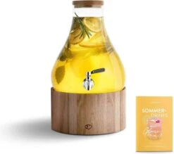 Springlane Distributeur De Boissons En Verres Avec Robinet Gloria - 5,5L - Robinet De Limonade