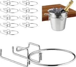 Relaxdays 10 X Support De Refroidisseur De Vin - Support De Table De Seau à Glace - Métal - Cadre De Refroidisseur De Champagne -Cuisine Fournitures Magasin 1200x1065 6
