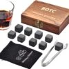 BOTC Whisky Stones Glaçons Réutilisables - Pierres à Whisky Réutilisables - 9 Pièces-KWISO156