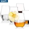 Ensemble De Verres à Eau Sahm Sensorik, 6 Pièces, 420 Ml, Ensemble De Verres, Verres à Eau, Beaux Verres à Gin, Verres à Vin Sans Pied, Verres à Bière Et Verres à Whisky