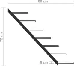 Prolenta Premium - Casier à Vin Pour 7 Bouteilles Mural En Métal Noir - Maison Et Jardin -Cuisine Fournitures Magasin 1200x1071 6