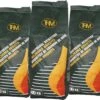 3X Briquettes De Charbon De 2,5 KG - 3 Sacs De Briquettes De Charbon Par Sac De 2,5 KG - Barbecue - BBQ - 3 Pièces - Total 7,5 KG