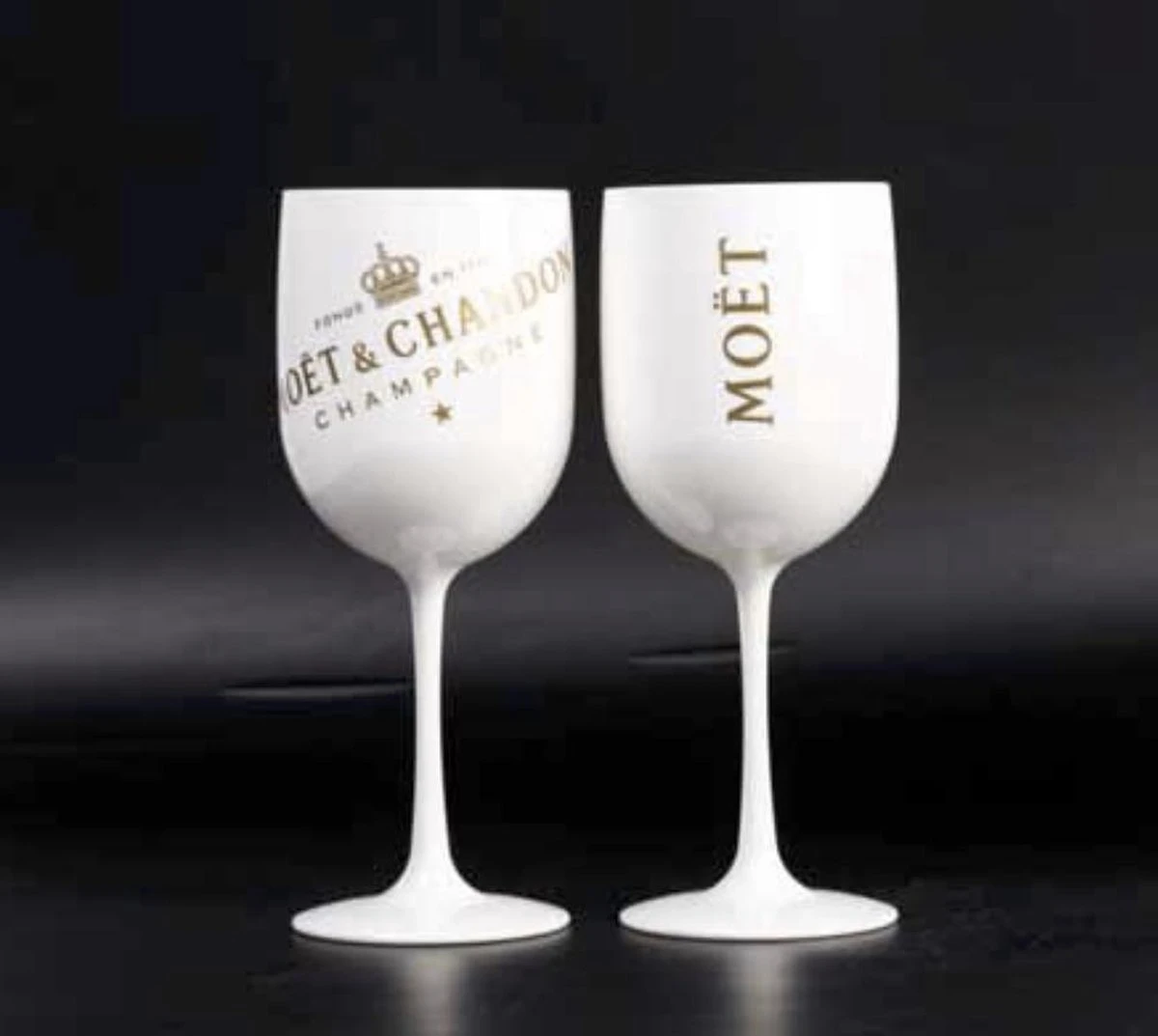 Seau à Glace Imperial Moët & Chandon Ice Avec 2 Verres - Refroidisseur à Vin De Luxe / Seau à Glace Et Verres à Champagne 2x 2 Seau à Glace Imperial Moët & Chandon Ice Avec 2 Verres - Refroidisseur à Vin De Luxe / Seau à Glace Et Verres à Champagne 2x – Image 2