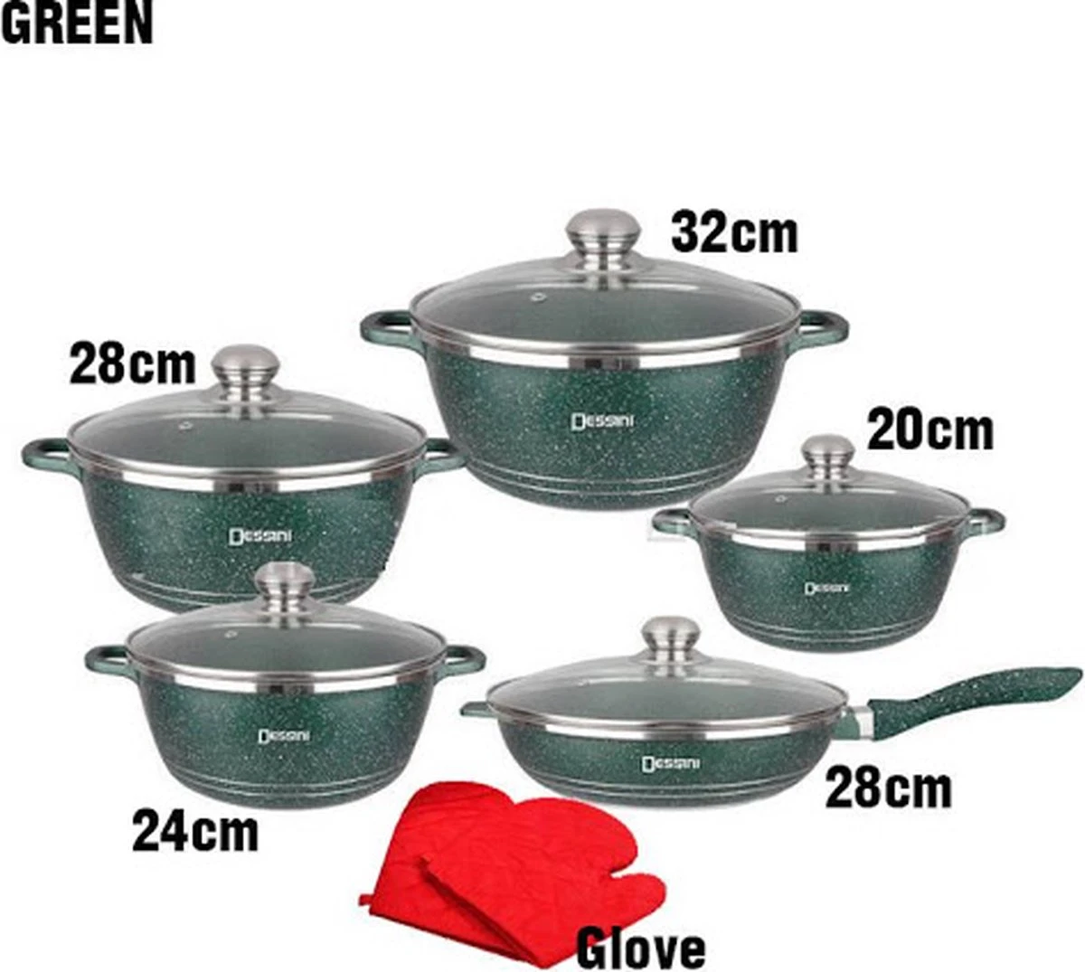 Lot De 5 Poêles En Granit Antiadhésives Avec Couvercles En Verre, Très Belles Et Pratiques Et Adaptées à Tous Les Appareils De Cuisson Modernes Il Peut être Utilisé Sur Tous Les Appareils De Cuisine Modernes 2 Lot De 5 Poêles En Granit Antiadhésives Avec Couvercles En Verre, Très Belles Et Pratiques Et Adaptées à Tous Les Appareils De Cuisson Modernes Il Peut être Utilisé Sur Tous Les Appareils De Cuisine Modernes – Image 2