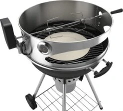 Barbecue à Charbon Fornetto Explorer Deluxe - Avec Ring De Four à Pizza Et Rôtisserie - BBQ - Barbecue - Barbecue -Cuisine Fournitures Magasin 1200x1077 1