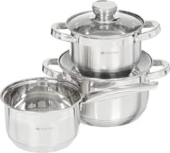 Ensemble De Casseroles Standard En Acier Inoxydable | Couvercle En Verre | Désignation De La Taille Interne | Induction 7 Ensemble De Casseroles Standard En Acier Inoxydable | Couvercle En Verre | Désignation De La Taille Interne | Induction -Cuisine Fournitures Magasin 1200x1078 1