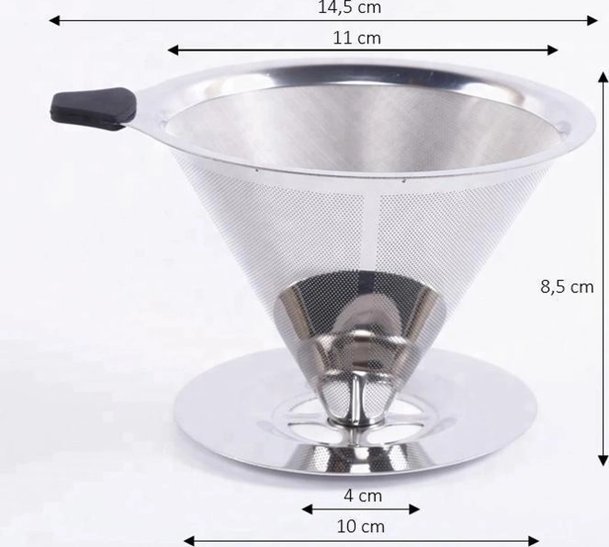Filtre à Café Réutilisable Avec Cuillère à Café En Acier Inoxydable | Porte-filtre à Café Permanent | Pour Faire Du Café | Le Café Filtre Verse | 1 à 4 Tasses | Filtre à Café Lavable | Filtre à Café De Voyage / Camping 9 Filtre à Café Réutilisable Avec Cuillère à Café En Acier Inoxydable | Porte-filtre à Café Permanent | Pour Faire Du Café | Le Café Filtre Verse | 1 à 4 Tasses | Filtre à Café Lavable | Filtre à Café De Voyage / Camping – Image 9