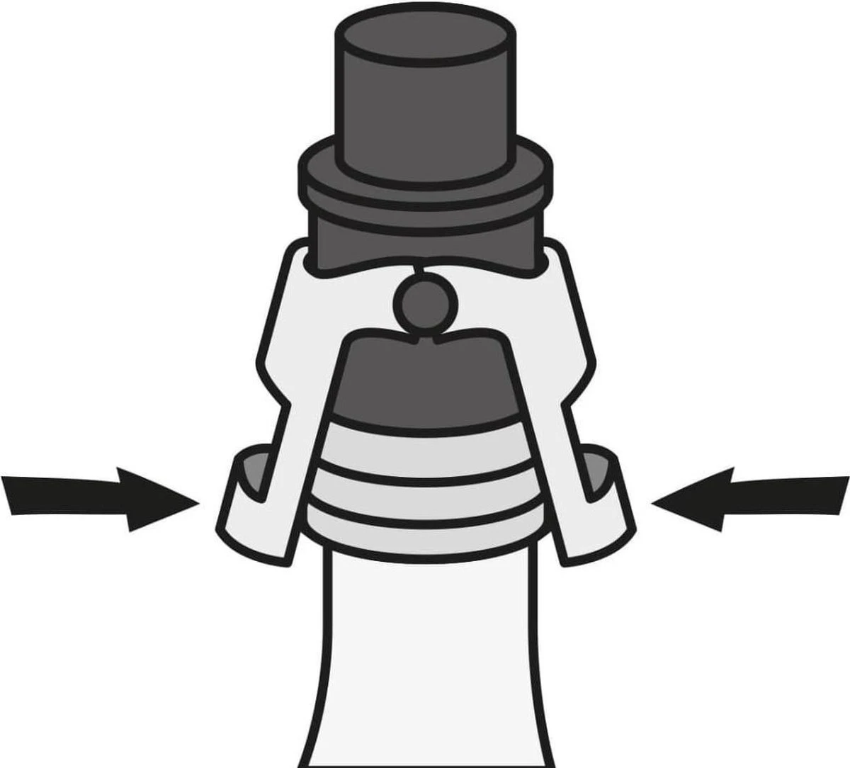 Bar Amigos Champagne Prosecco Bouchon Pressoir à Vin Pétillant - Violet 9 Bar Amigos Champagne Prosecco Bouchon Pressoir à Vin Pétillant - Violet – Image 9