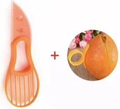 Set De Coupe-avocat 3 En 1 Comprenant Un Coupe-orange Pratique.