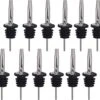Bec Verseur Premium En Acier Inoxydable 12 Pack - Bouchon Verseur - Vin - Huile - Cocktail