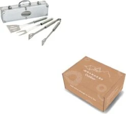 Orange85 De Barbecue Orange85 - Acier Inoxydable - Dans Un Coffret De Luxe - 3 Pièces - Spatule - Pinces - Fourchette à Viande -Cuisine Fournitures Magasin 1200x1087 7