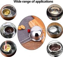 Bol De Fusion De 600 Ml En Acier Inoxydable Pour Fondre Le Chocolat, Le Beurre, Le Fondoir, Le Fondant, Le Beurre, Le Fondant En Acier Inoxydable, Le Fromage Fondant, Les Bonbons, Le Fondant à Cire -Cuisine Fournitures Magasin 1200x1090