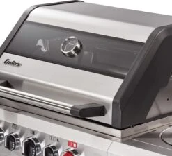 Barbecue à Gaz Enders Kansas II Pro 3 SIK Turbo - Grijs - Surface De Cuisson 60x45 Cm - 3 Brûleurs Principaux + Brûleur Latéral + Brûleur Arrière - Barbecue -Cuisine Fournitures Magasin 1200x1091