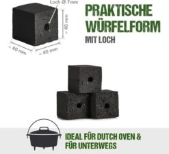 McBrikett Kokoko Briquettes Cubes 3 Kg Pour La Cuisson Au BBQ Et Au Four Hollandais -Cuisine Fournitures Magasin 1200x1091 7