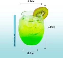 MyDrinkglass Verres à Cocktail En Plastique Tap Tucker | Verres à Cocktail En Plastique | 4 Pièces | Ensemble à Cocktail | Verres En Plastique | Zero Gaspillage | Réutilisable | Glas à Cocktail Incassable| 400 Ml | -Cuisine Fournitures Magasin 1200x1103 13