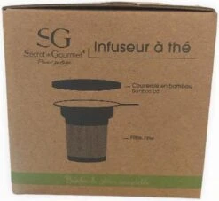 Madame Chai - Passoire à Thé En Bambou - Bamboe à Thé - Passoire à Thé Durable - Passoire à Thé Avec Couvercle - Sous-verre - Infuseur à Thé -Cuisine Fournitures Magasin 1200x1103 3