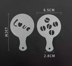 Machine à Figurines Café - Latte Art - Moules Cacao - 16 Supports Différents - Cappuccino - Latte Macchiato - Hartjes Maker -Cuisine Fournitures Magasin 1200x1103 5