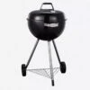 Luxaliving - Barbecue à Charbon - Barbecue Boule Kogelbarbecue X H90 Centimètres - Barbecue Rond - Barbecue Sur Roues - Zwart - Métal