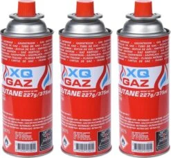 3x Recharge Bouteilles De Gaz Pour Réchaud De Gaz Butane - 227 Grammes - Recharge De Gaz