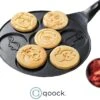 Qoock© | Poêle à Crêpes Animaux De La Ferme | 26 Cm | Lavable Au Lave-vaisselle | Ne Convient Pas à L'induction