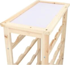 Casier à Vin En Bois / Casier à Bouteilles De Vin Avec étagère 55 Cm - Magasin De Bouteilles De Vin - Casiers à Vin / Casiers à Bouteilles De Vin - Coffret à Vin / Caisses à Vin -Cuisine Fournitures Magasin 1200x1108 9