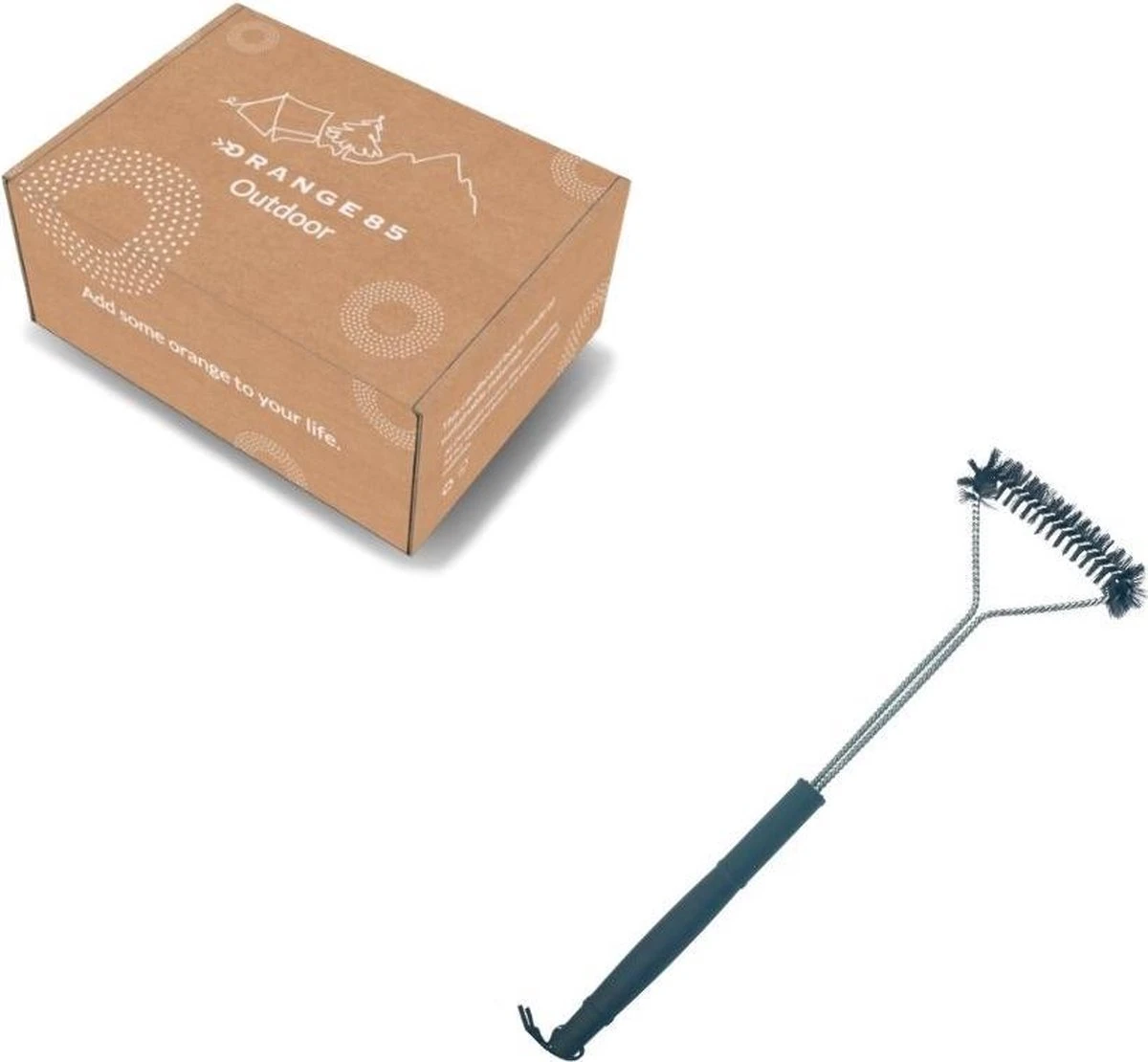 Orange85 De Nettoyage Pour Barbecue Orange85 - Métal - 55cm - Acier Inoxydable 4 Orange85 De Nettoyage Pour Barbecue Orange85 - Métal - 55cm - Acier Inoxydable – Image 4