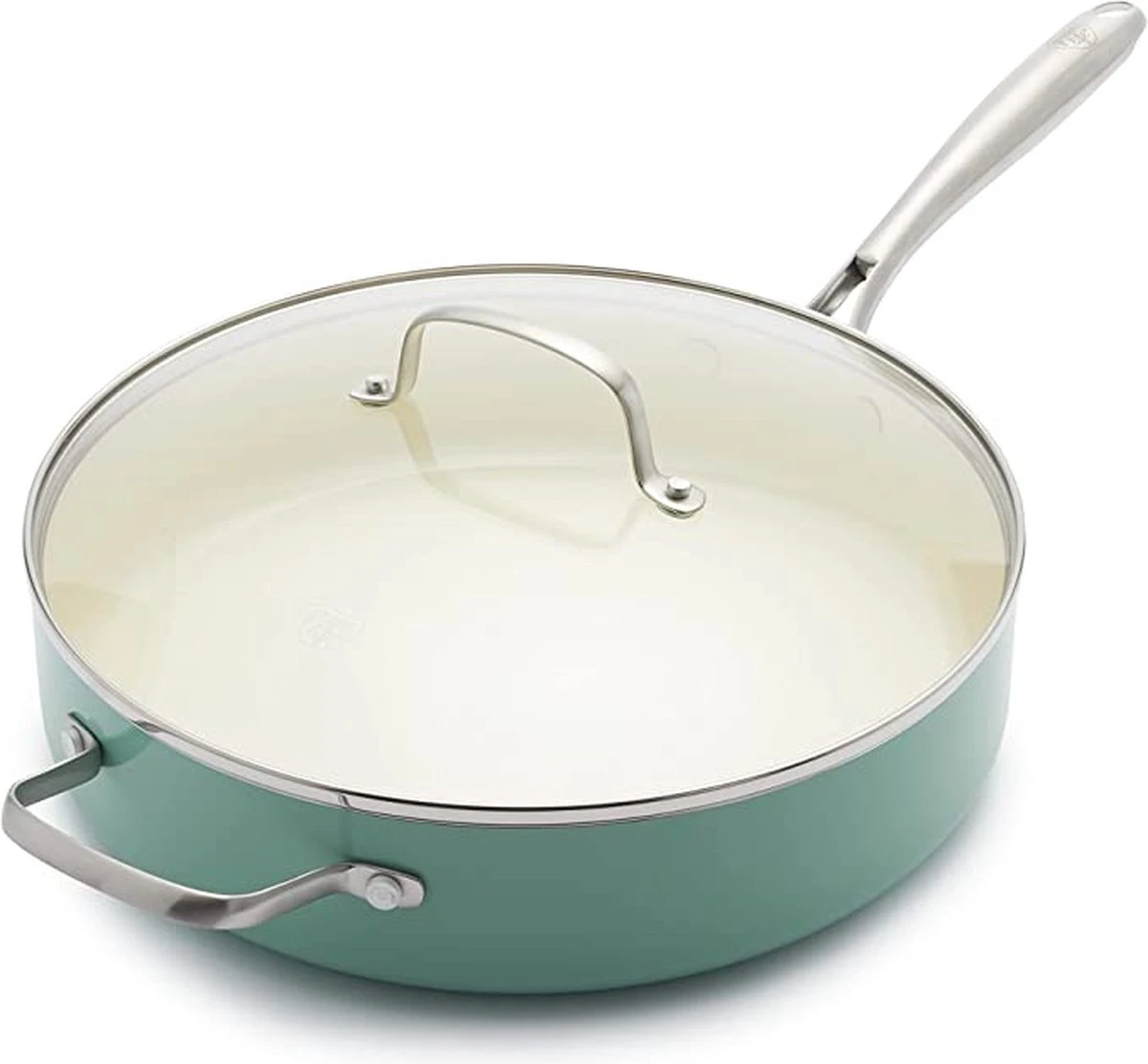 GreenLife Artizan Sauteuse Avec Revêtement Antiadhésif 30 Cm / 4,8 Litres, Sans PFAS, Turquoise 1 GreenLife Artizan Sauteuse Avec Revêtement Antiadhésif 30 Cm / 4,8 Litres, Sans PFAS, Turquoise