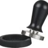 Expresso écarlate | Tamper "Perfetto" Pour Barista; Calibré à Une Pression De Contact De 35 Lb; Avec Manche En Aluminium Ou En Bois Fin Et Base En Acier Inoxydable De Précision.