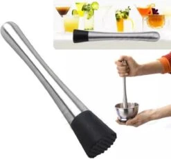 Thuys Cocktail Stamper - Cocktail Stamper - Muddler - Tonic Stamper - Citroen Stamper - Inox - Argent 10 Thuys Cocktail Stamper - Cocktail Stamper - Muddler - Tonic Stamper - Citroen Stamper - Inox - Argent -Cuisine Fournitures Magasin 1200x1113 7