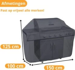 Housse De Protection étanche Pour BBQ - Housse De Protection Pour Barbecue Premium 150x100x125 CM - Housse -Cuisine Fournitures Magasin 1200x1114 16