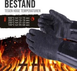 Gants De BBQ Résistants à La Chaleur Wowgoods Avec Pinces à Viande - Mitaines De Gants De Four Extra Longues Jusqu'à 500°C -Cuisine Fournitures Magasin 1200x1114 17