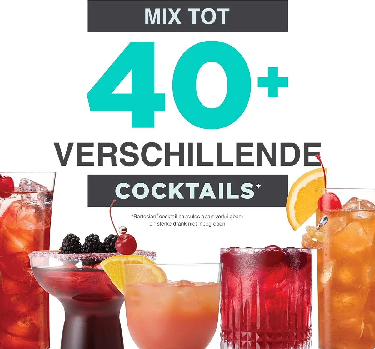 Black & Decker Bev By Black+Decker - Cocktail Maker Machine Et Boisson Maker Pour Capsules Bartesian 3 Black & Decker Bev By Black+Decker - Cocktail Maker Machine Et Boisson Maker Pour Capsules Bartesian – Image 3