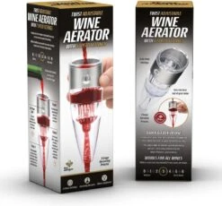 Bar Amigos Twist - Décanteur / Aérateur à Vin - Deluxe - Réglable - Fonctionnement 3 Voies - Aérateur à Vin -Cuisine Fournitures Magasin 1200x1118 3