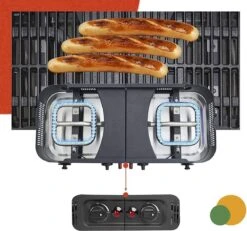 Barbecue à Gaz - Barbecue à Gaz Pliable Zinaps Barbecue à Gaz à 2 Brûleurs Avec Pliage De 3,3 KW à Emporter Avec Sac De Transport Pour Pique-niques, Balcons Et Plus Pour Cartouches De Gaz Normales 5 Kg Et 11 Kg - (WK 02124) -Cuisine Fournitures Magasin 1200x1120