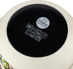 Grille De Coq Rétro Emalia Ensemble De Casseroles Vintage émaillées 8 Pièces 2,2L, 3,0L, 4,2L, 5,3L Crème / Rouge - Convient à Toutes Les Sources De Chaleur - Émail - Modèle Rétro -Cuisine Fournitures Magasin 1200x1123 3