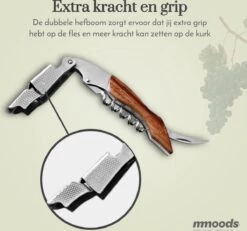 Mmoods Wine Opener - Couteau De Serveur à Rainure Fendue - Couteau Sommelier - Cadeau - Tire-bouchon à Vin 10 Mmoods Wine Opener - Couteau De Serveur à Rainure Fendue - Couteau Sommelier - Cadeau - Tire-bouchon à Vin -Cuisine Fournitures Magasin 1200x1124 4