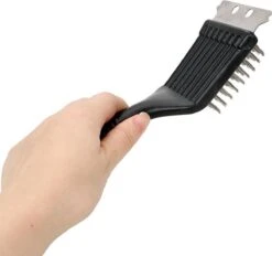 BBQ Clean - Brosse Pour Barbecue Heavy Duty - Brosse De Nettoyage - Brosse Et Grattoir Pour BBQ - De Heble® -Cuisine Fournitures Magasin 1200x1125 13