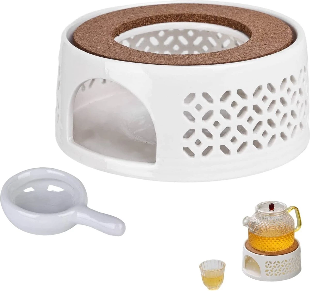 Chauffe-thé En Céramique / Ragoût Pour Théière Ragoût Pour Théière - Chauffe-thé, Chauffe-café Tasse Pour Théière, Chauffage Et Conservation Du Café, Du Thé Ou Du Lait 1 Chauffe-thé En Céramique / Ragoût Pour Théière Ragoût Pour Théière - Chauffe-thé, Chauffe-café Tasse Pour Théière, Chauffage Et Conservation Du Café, Du Thé Ou Du Lait