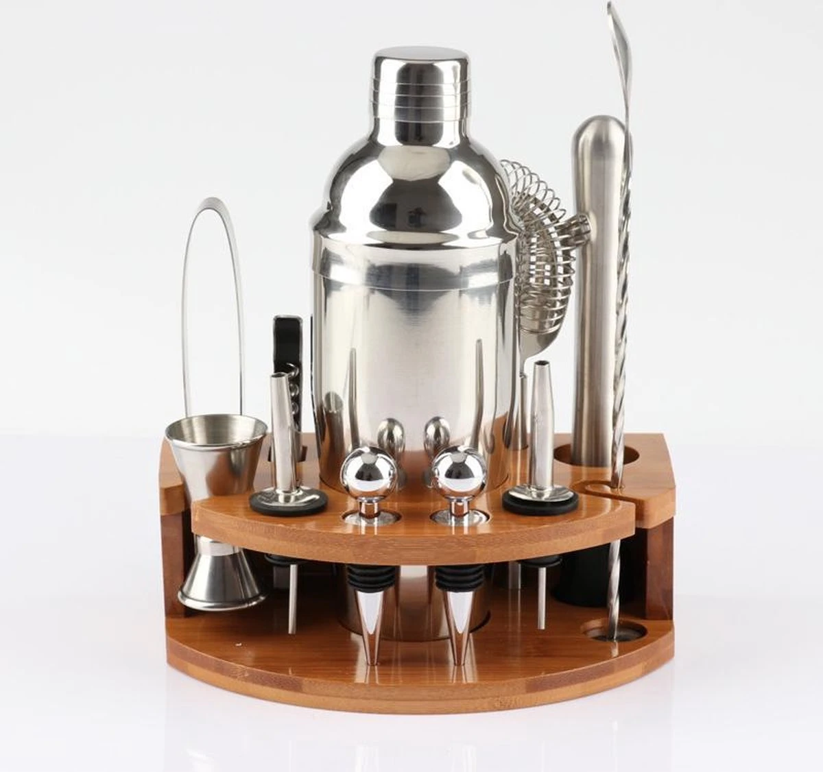 TDR - Ensemble De Shaker à Cocktail 12 Pièces - Acier Inoxydable 3 TDR - Ensemble De Shaker à Cocktail 12 Pièces - Acier Inoxydable – Image 3