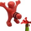 Happy Fred Bouchon De Vin - Vide Caps Vin - Bouchons De Bouteilles De Vin - Stopper Vin - Bouteille Stopper - Bouchon De Vin Drôle - Bouchon De Vin Vide - Rouge