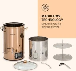 Bouilloire Mundschenk, Installation De Brassage De Bière, 2500 Watts, 30 L, 9 Programmes -Cuisine Fournitures Magasin 1200x1129 7