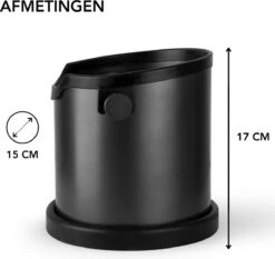 Maevory Knock Box Café - Knockbox - Knock Box - Groot - Zwart - Acier Inoxydable -Cuisine Fournitures Magasin 1200x1131 3