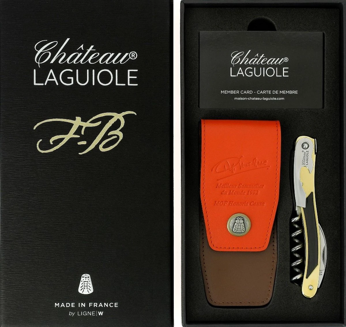 CHATEAU-LAGUIOLE © MEILLEUR SOMMELIER DU MONDE - COUTEAU SOMMELIER OUVRE BOUTEILLE DE LUXE FINITION PHILIPPE-FAURE-BRAC 2 CHATEAU-LAGUIOLE © MEILLEUR SOMMELIER DU MONDE - COUTEAU SOMMELIER OUVRE BOUTEILLE DE LUXE FINITION PHILIPPE-FAURE-BRAC – Image 2