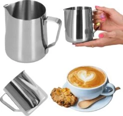 Pot à Mousser Le Lait Springos | Pot à Lait | Pot à Lait Mousser | ACIER INOXYDABLE | 600 Ml -Cuisine Fournitures Magasin 1200x1134 9